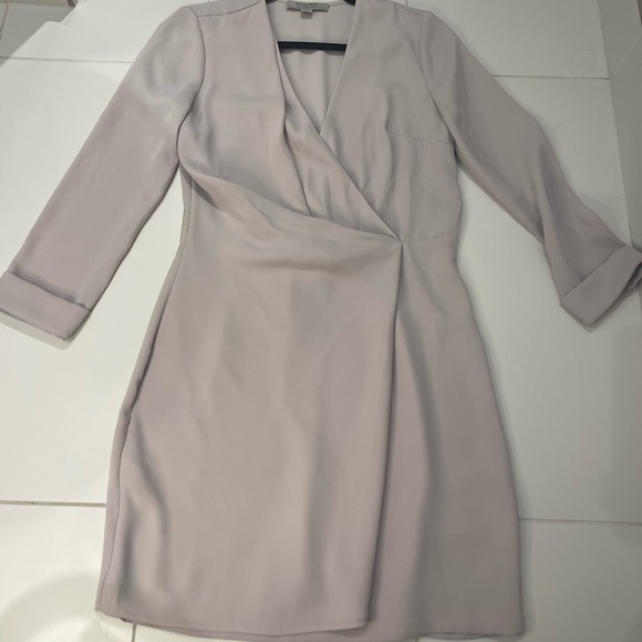 All saints light mauve US 4 dress with draping - Picture 1 of 9